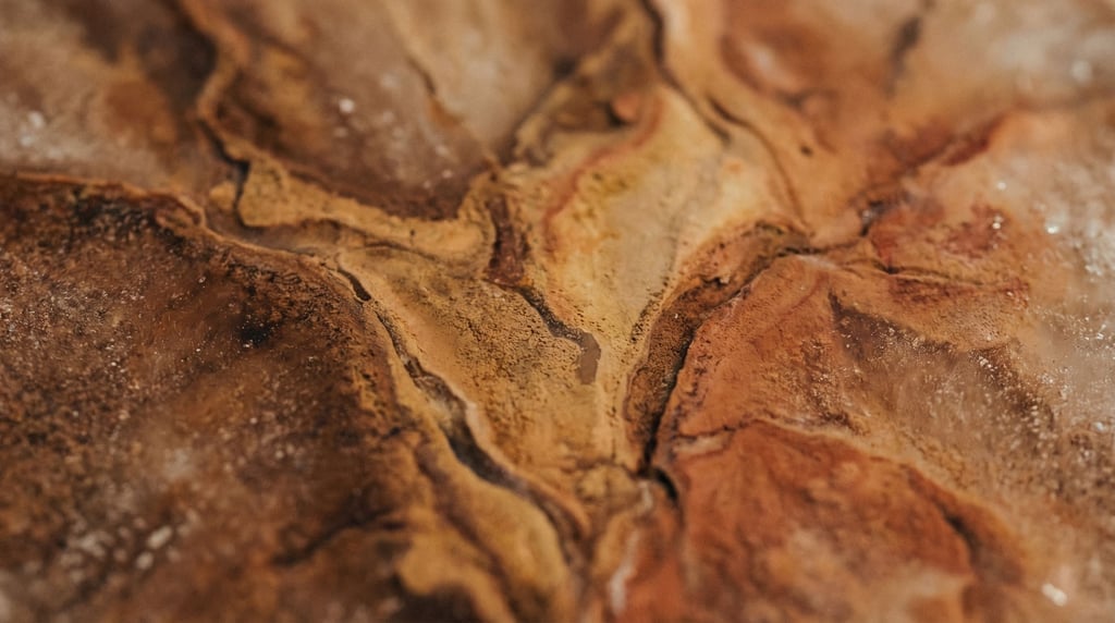 Aerial view of a glacier, crevasses and blue-white ice fields, abstract patterns from above (d)