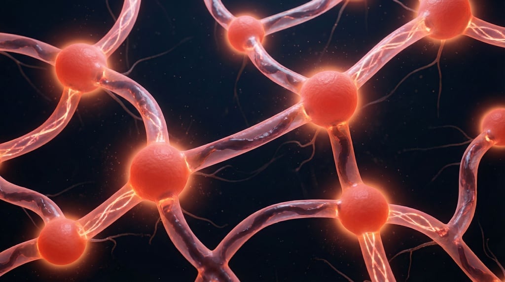 A synthetic biology network of pulsing membrane tubes connecting spherical nodes