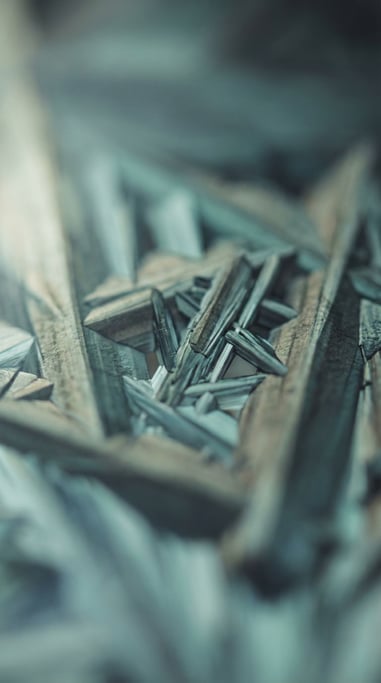 Microscope view of crystallized vitamin C, birefringent colors under polarized light (s)