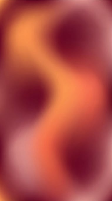 Seamless mesh gradient design, sunset orange melting into deep wine red and dusty pink