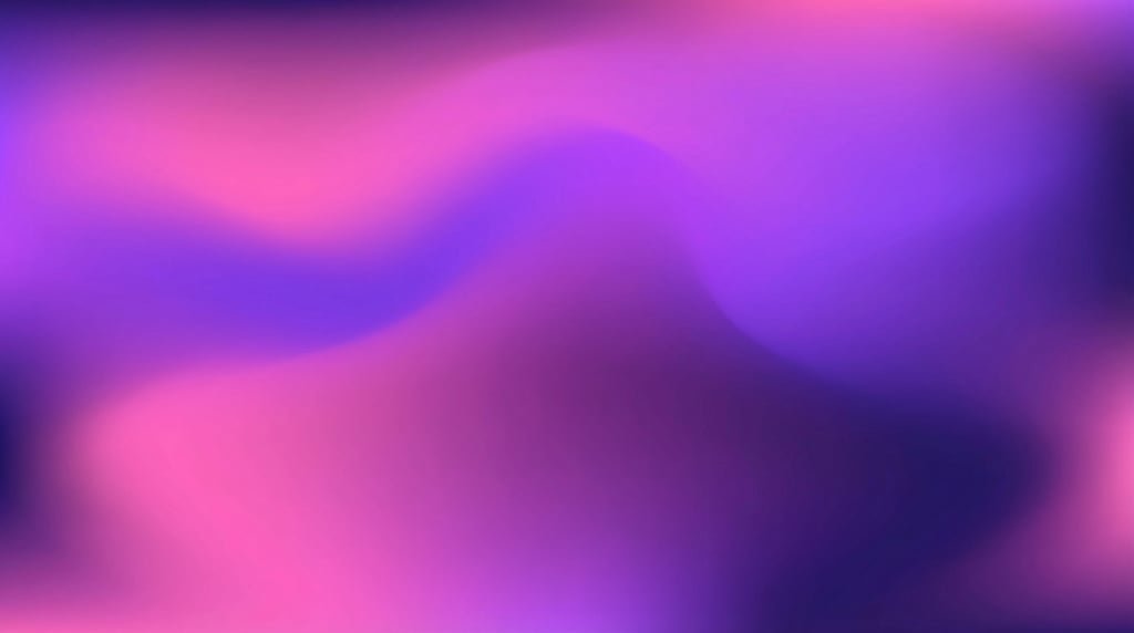 Smooth mesh gradient blending neon pink into electric purple and deep indigo