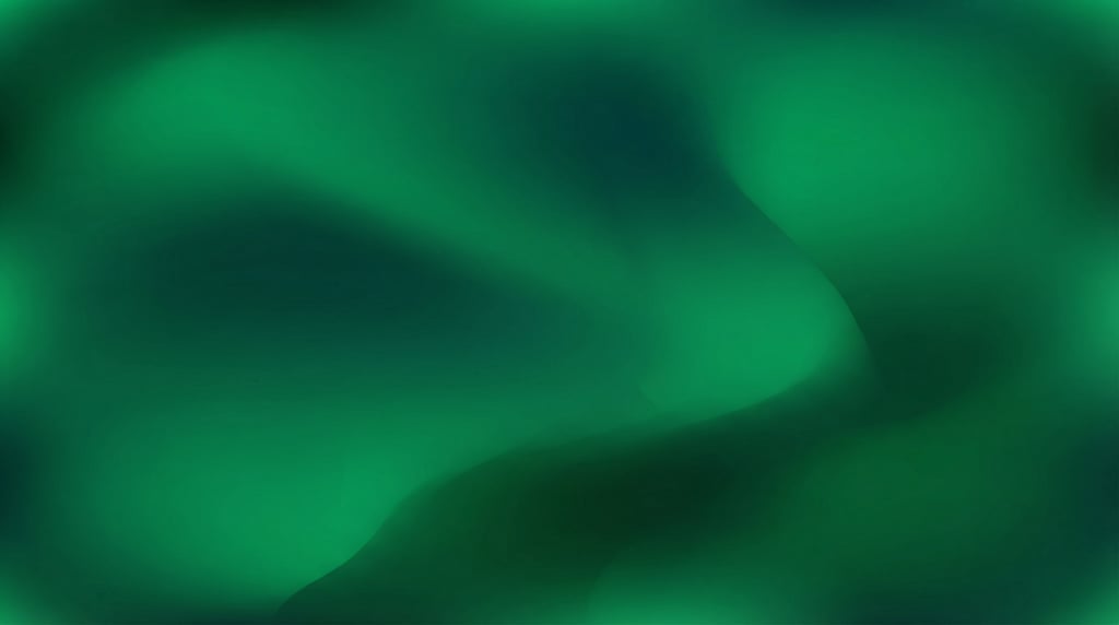 Mesh gradient digital art, rich malachite green blending with viridian and forest emerald