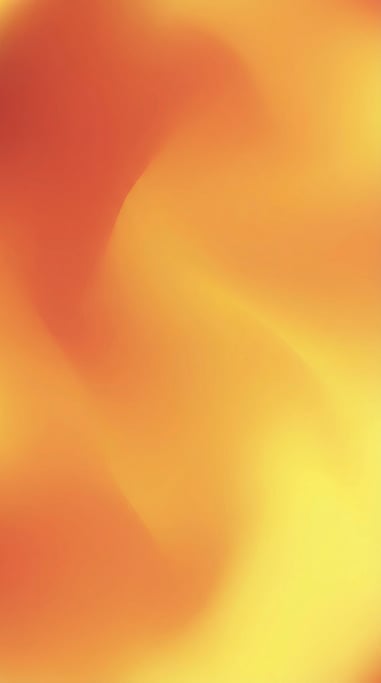 Ultra-smooth mesh gradient, warm papaya dissolving into mango orange and tropical yellow