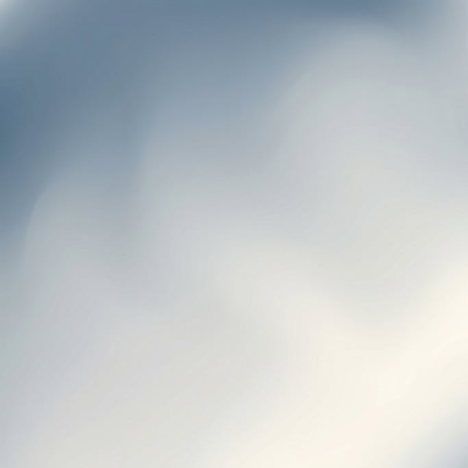 Ultra-smooth mesh gradient, cool slate blue dissolving into pale dove grey and warm pearl