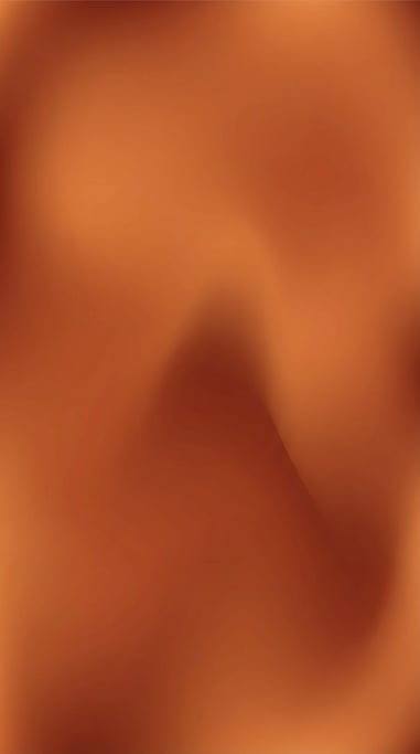 Seamless mesh gradient design, warm copper orange melting into deep sienna and rich terracotta