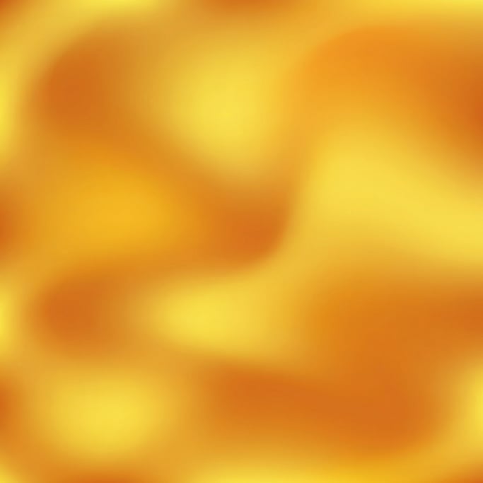 Ultra-smooth mesh gradient, warm nectar gold dissolving into bright honey and rich amber