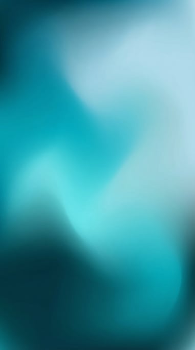 Digital mesh gradient, deep ocean teal fading smoothly into bright lagoon blue and then into soft sk
