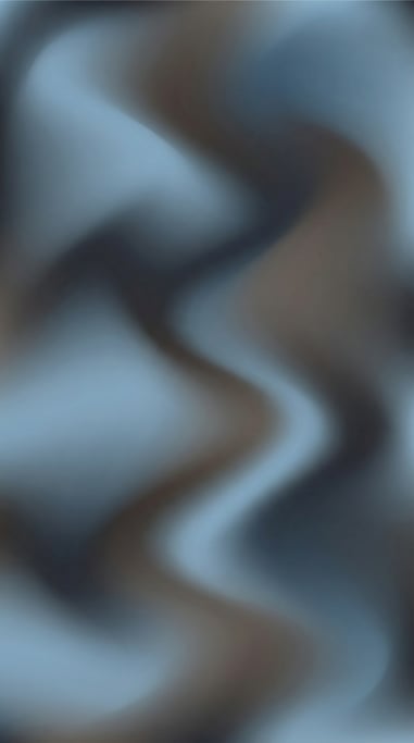 Flowing mesh gradient design, cool steel blue blending into deep charcoal and warm slate