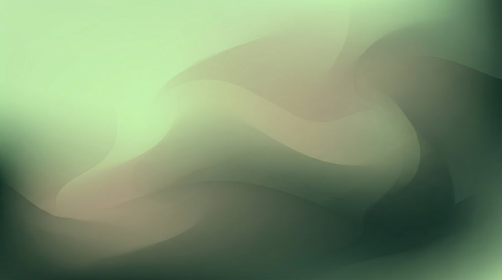 Seamless mesh gradient design, bright pistachio melting into warm sage and deep eucalyptus green