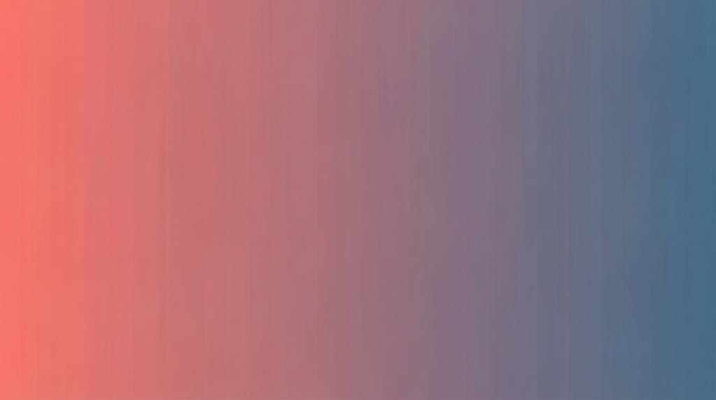 Simple bold gradient, horizontal transition from warm salmon to cool slate blue
