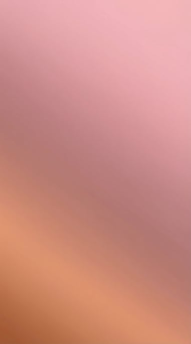 Bold gradient background, vertical color transition from warm copper at bottom through rose to soft