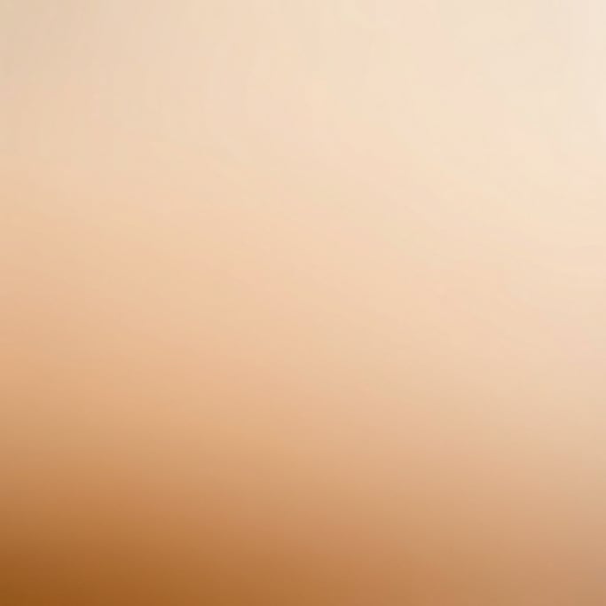 Bold gradient background, vertical color transition from warm caramel at bottom through peach to pal