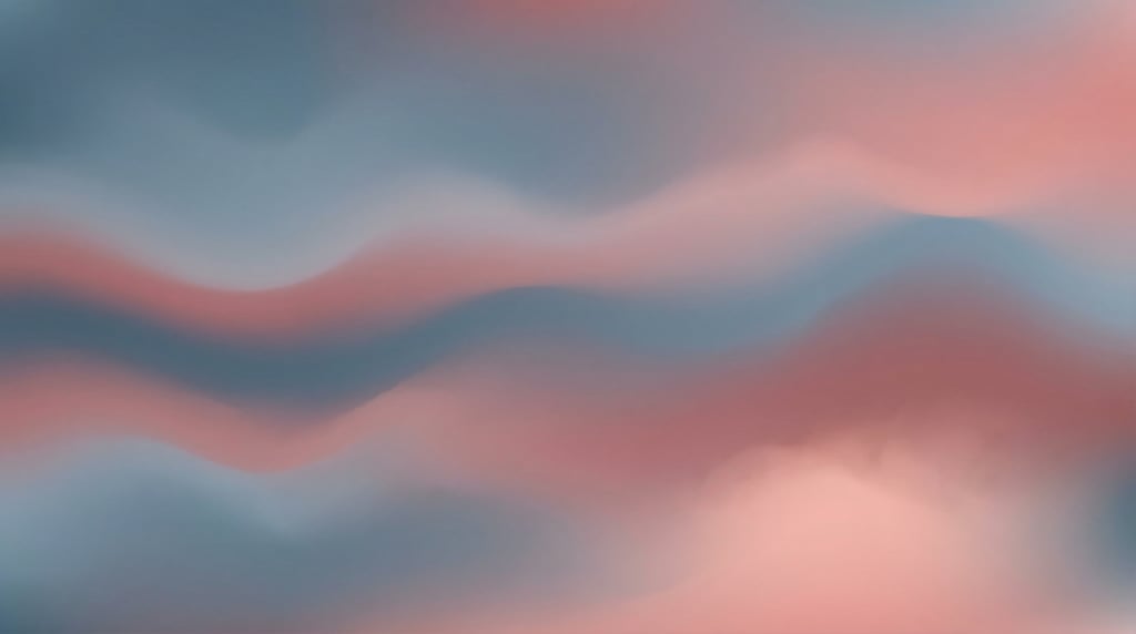 Dreamy gradient landscape abstract