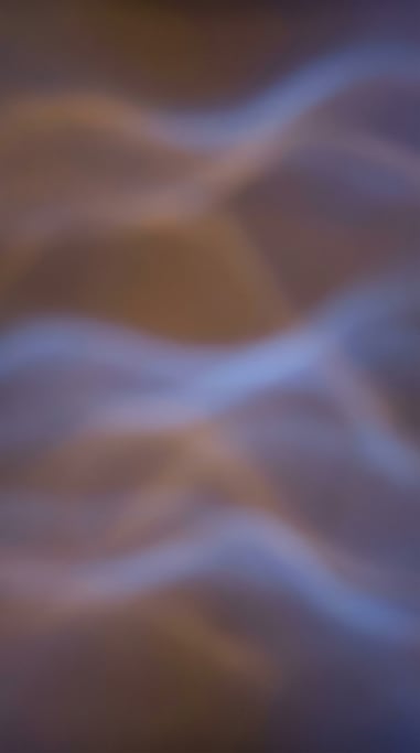 Atmospheric gradient landscape, gentle flowing bands of muted warm copper and cool misty lavender