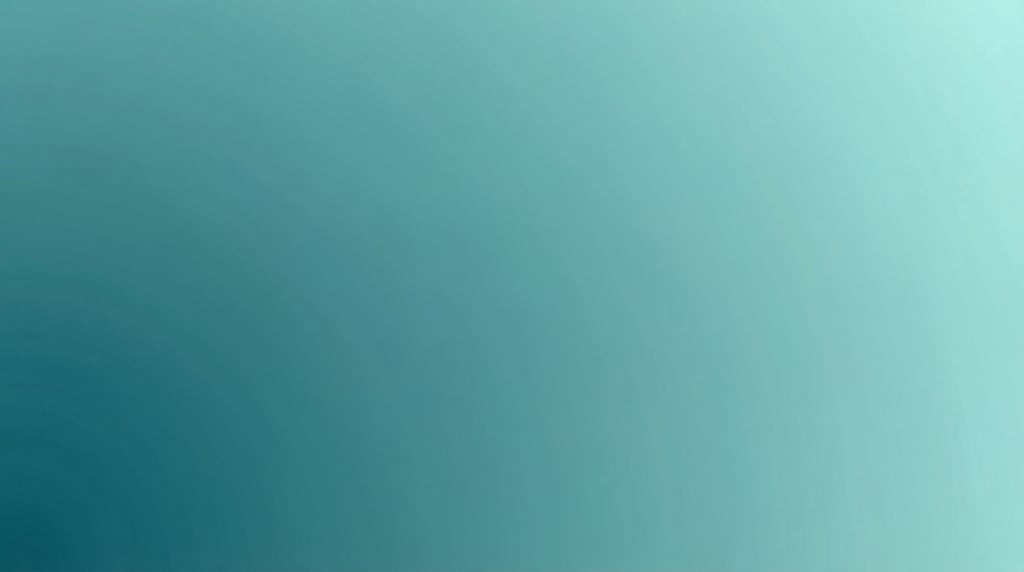 Clean simple gradient, vertical sweep from deep marine teal at bottom to pale aqua at top