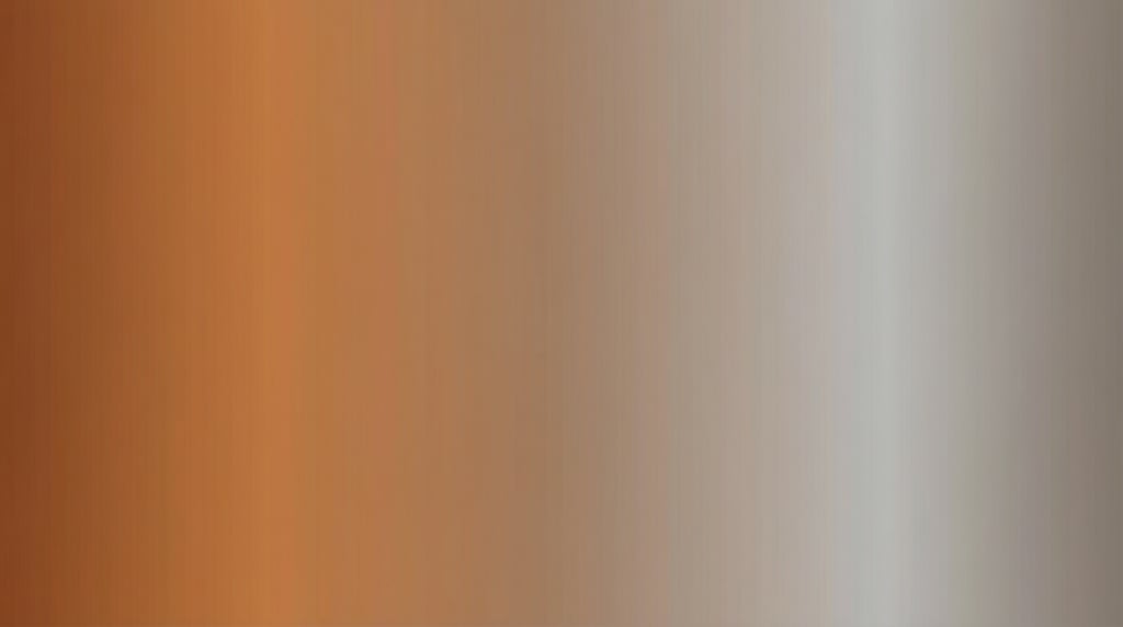 Simple bold gradient, vertical transition from warm bronze at bottom to cool silver at top