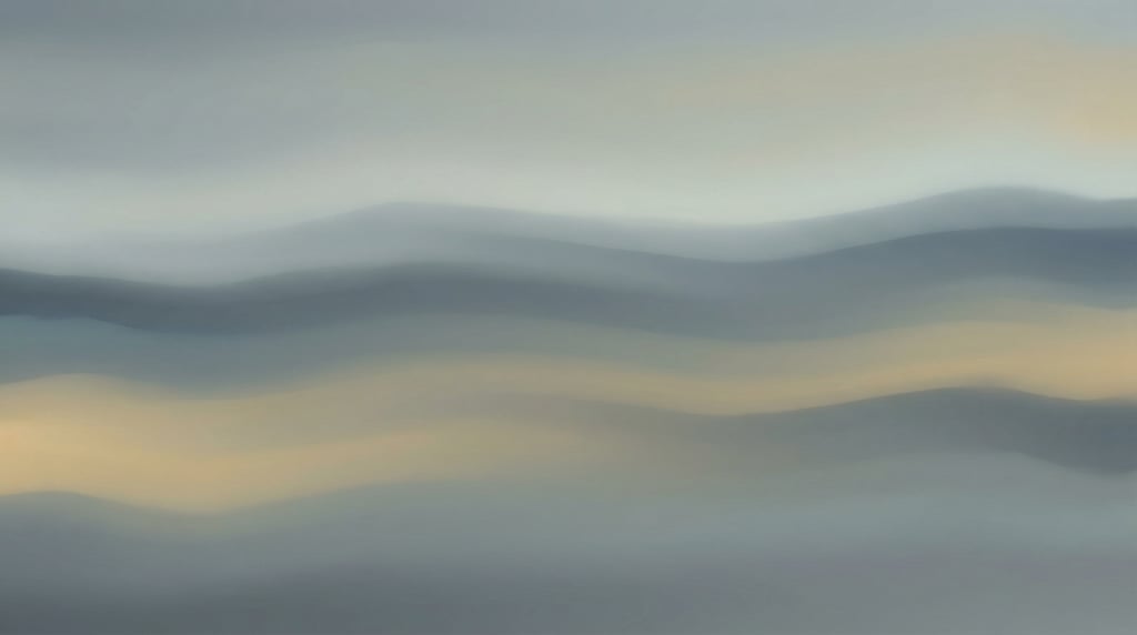 Contemplative gradient abstract