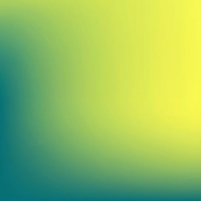 Clean vector gradient background, vertical sweep from deep teal at bottom to bright lemon at top