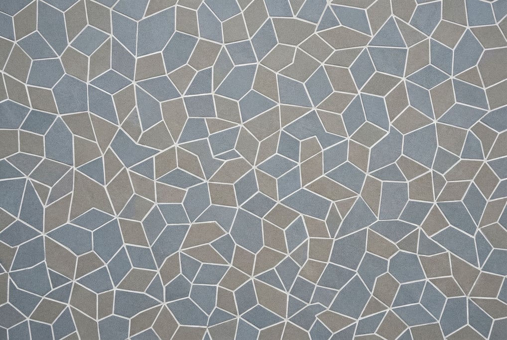A Penrose tiling pattern that fills the entire frame