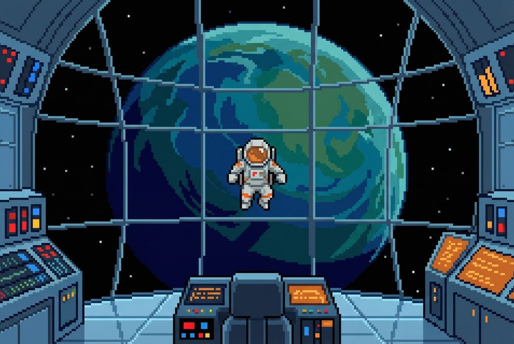 Through a panoramic window