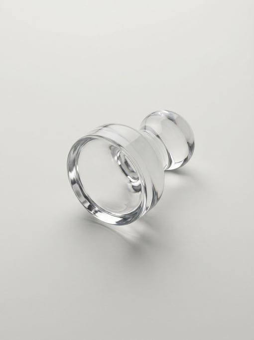 Glass muller for grinding pigments