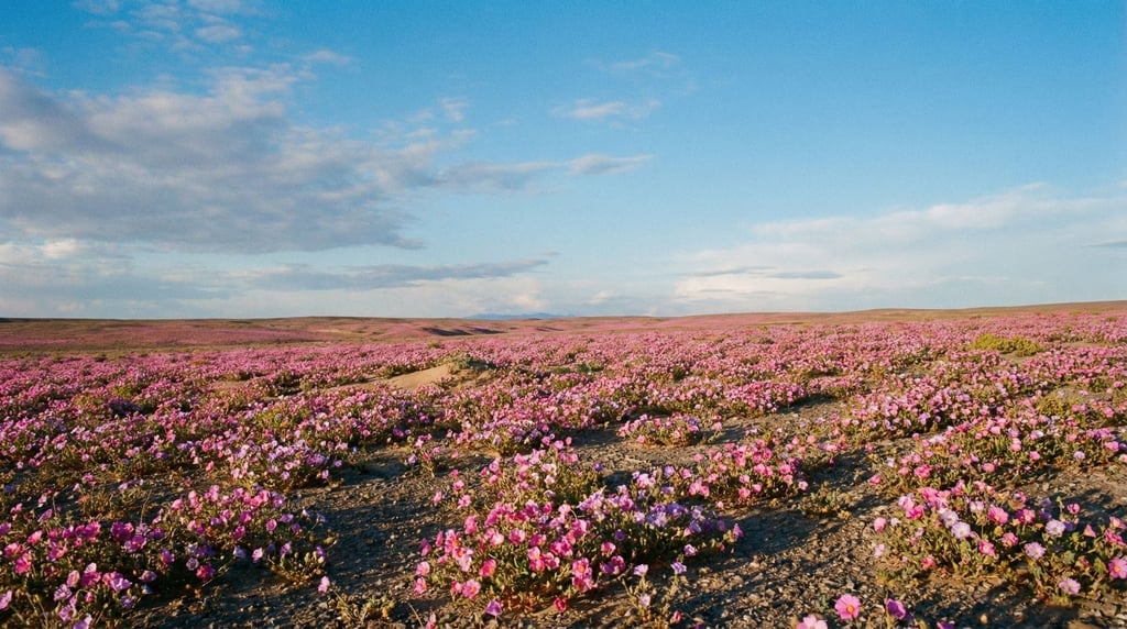 A desert bloom in the Atacama