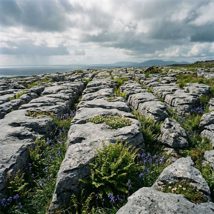 A limestone pavement in the Burren