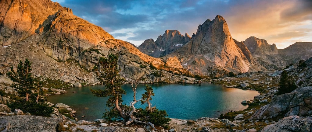 A high alpine tarn in the Wind River Range