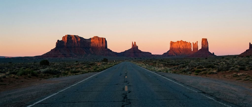 Monument Valley at dawn