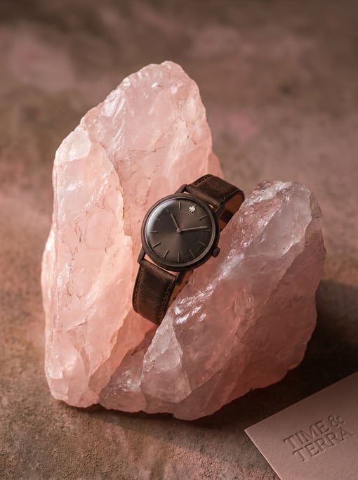 Rose quartz, rough-cut and glowing at its translucent edges