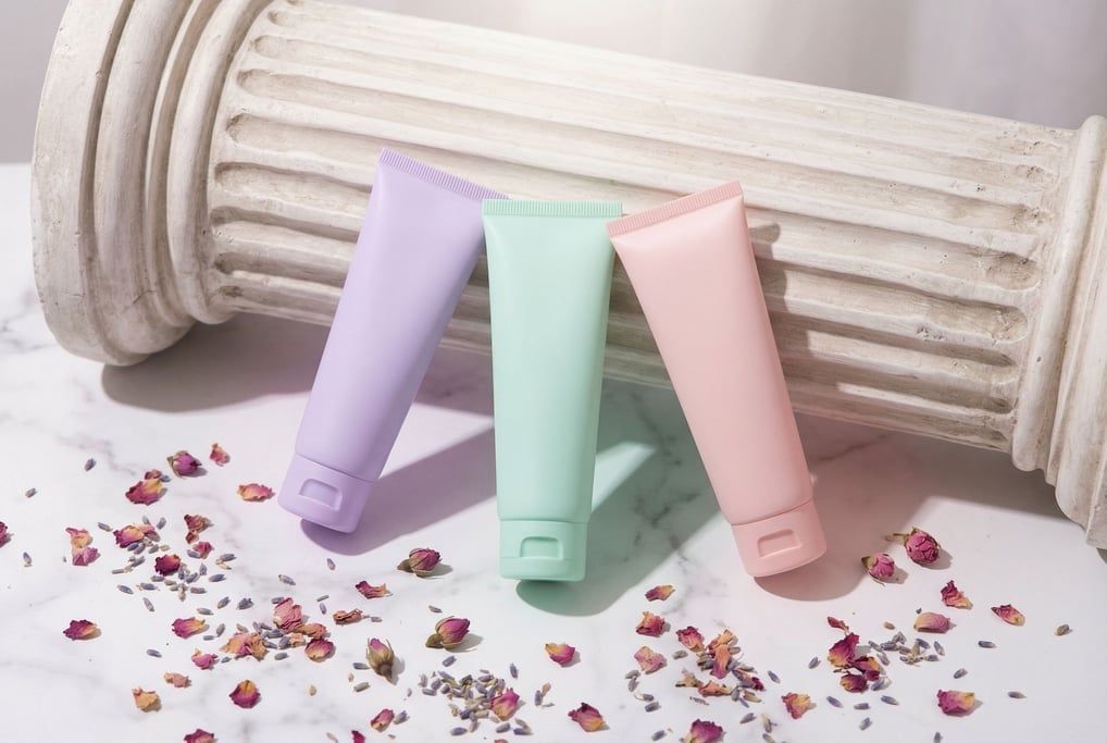 Leaning against a fluted plaster column