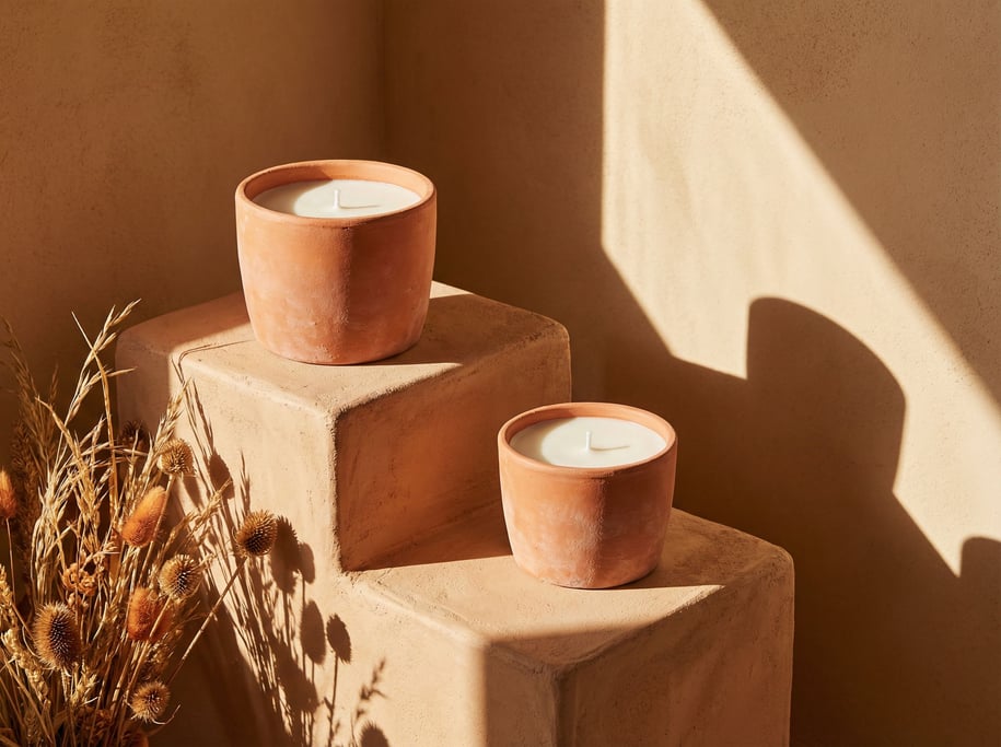 Stepping down an adobe-style pedestal