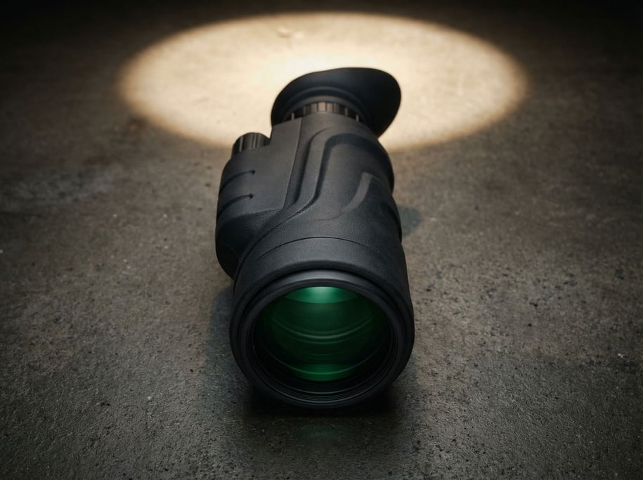 A concept infrared night vision monocular in compact form