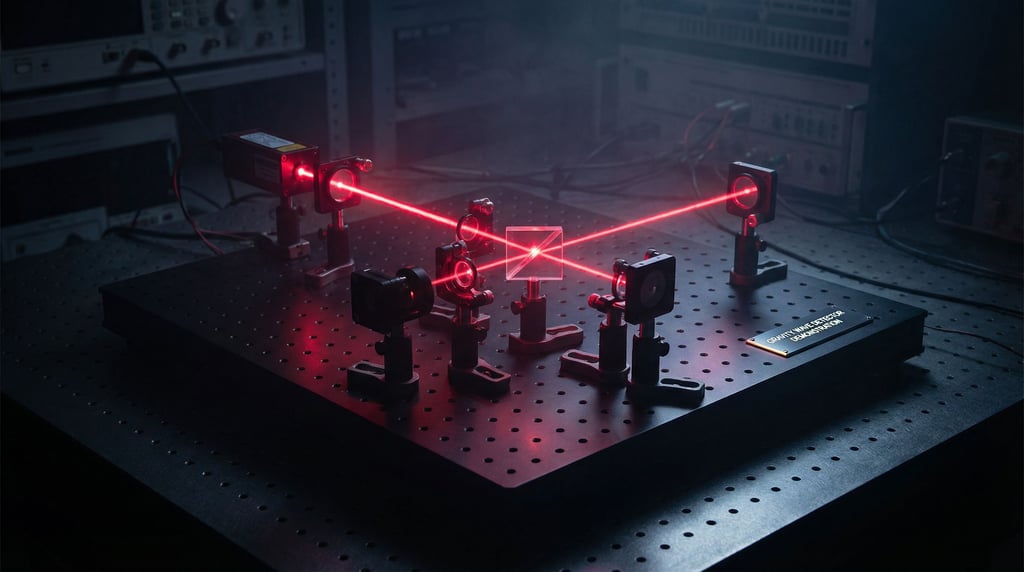 A concept gravity wave detector demonstration model