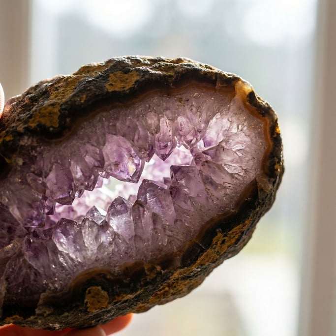 Extreme close-up of Cross-section of a geode (brgxs7g2)