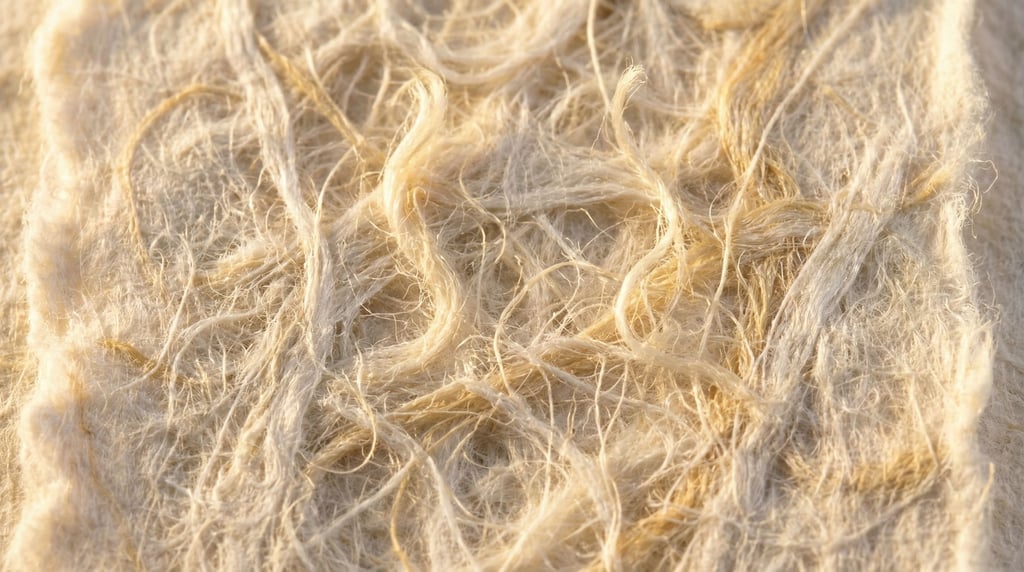 Handmade cotton rag paper at extreme magnification filling the frame