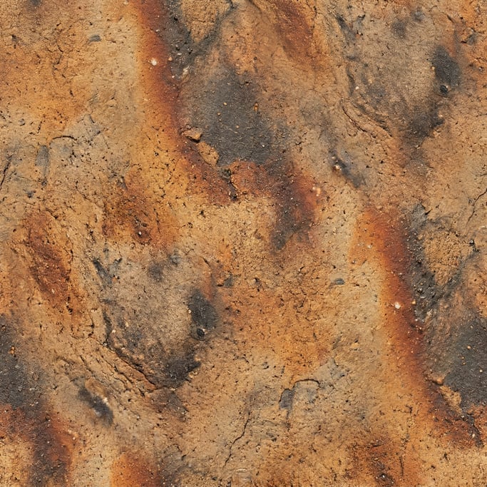 Seamless tileable texture of Japanese wabi-sabi ceramic