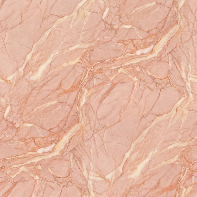 Seamless tileable texture of Rosa Portogallo marble, warm pink marble with cream and coral veining