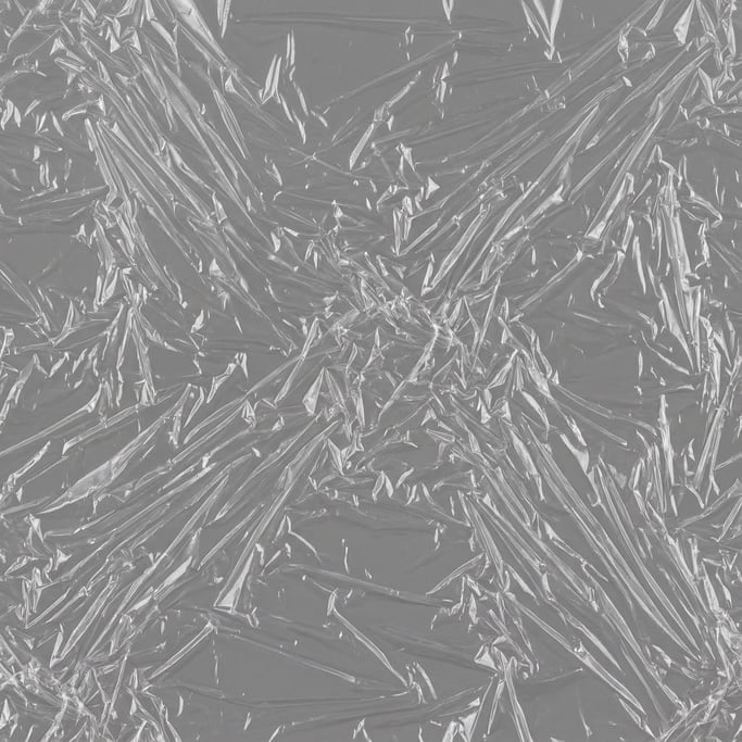 Seamless tileable texture of plastic wrap