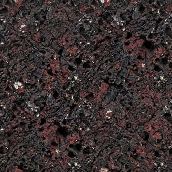 Seamless tileable texture of lava rock