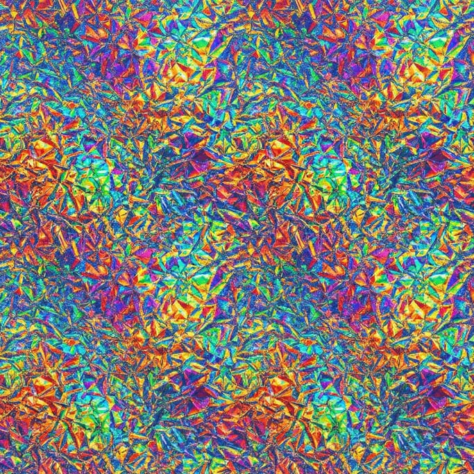 Seamless tileable texture of holographic foil