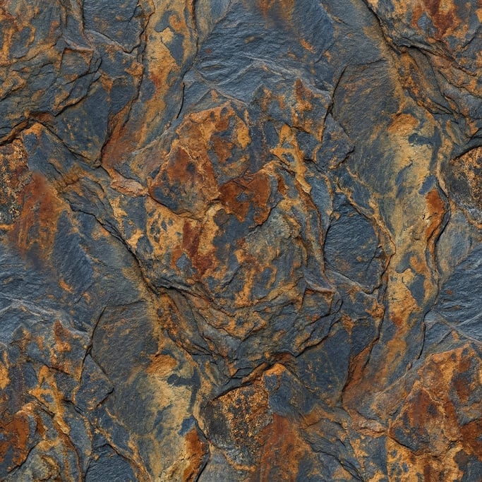Seamless tileable texture of rusty slate