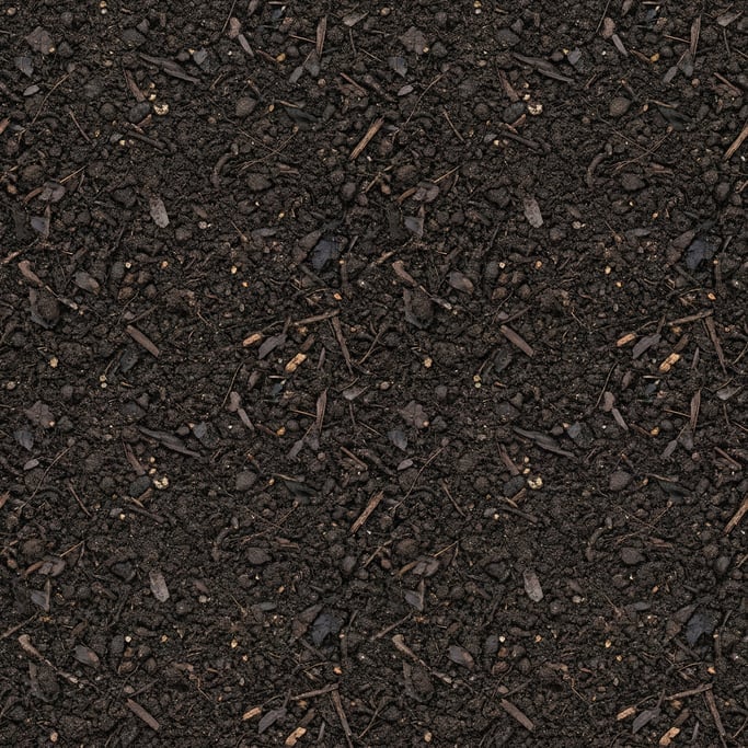 Seamless tileable texture of soil and humus