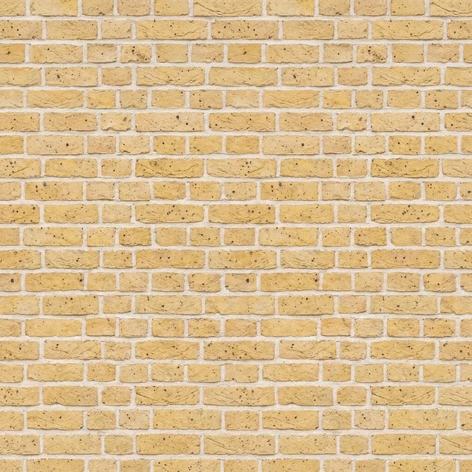 Seamless tileable texture of yellow London stock brick