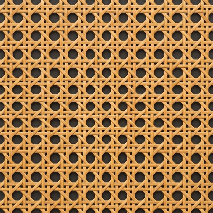 Seamless tileable texture of rattan weave