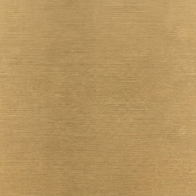 Seamless tileable texture of brushed brass, directional brush marks on warm golden brass