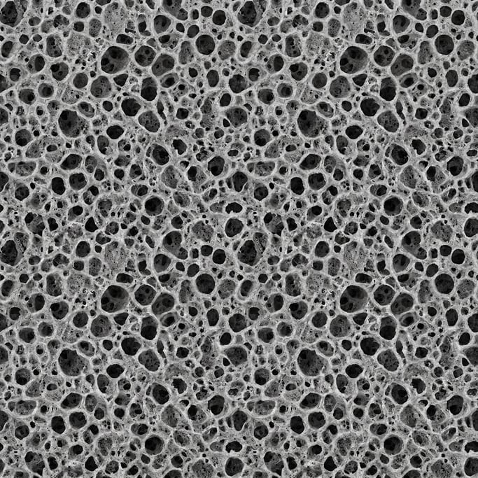 Seamless tileable texture of foam close-up