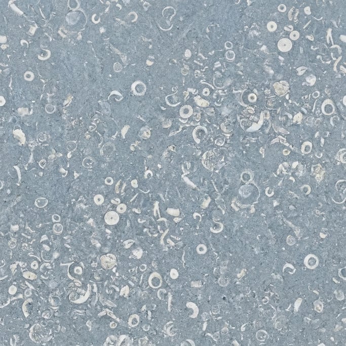 Seamless tileable texture of blue limestone
