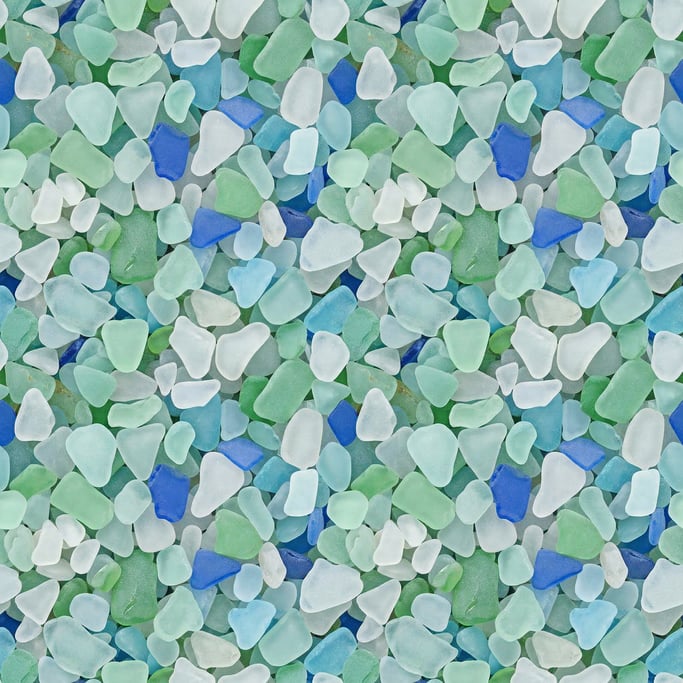 Seamless tileable texture of sea glass