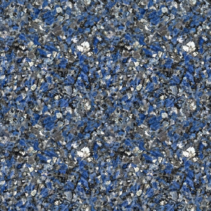Seamless tileable texture of Blue Bahia granite